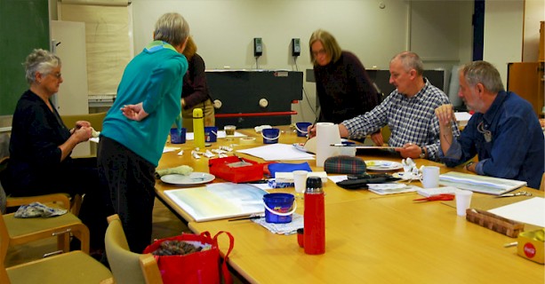 Watercolour workshop in Denmark
