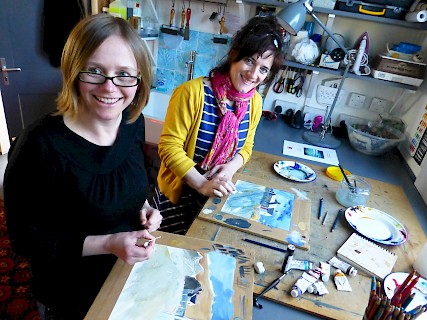Watercolour workshop at Red Houss