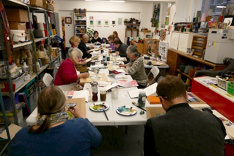Watercolour workshop in Leith